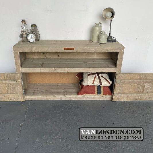 Steigerhouten TV-meubel Anton