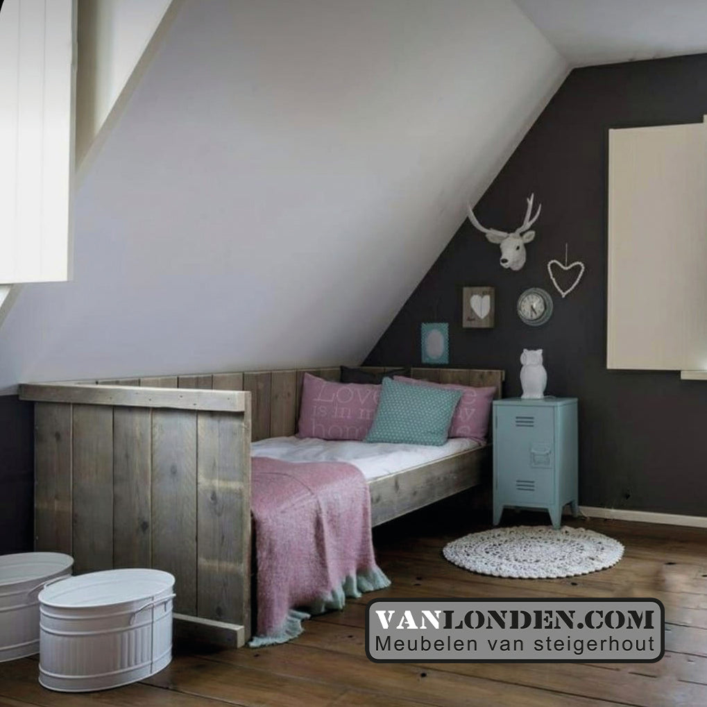 Steigerhouten bedbank Jeff
