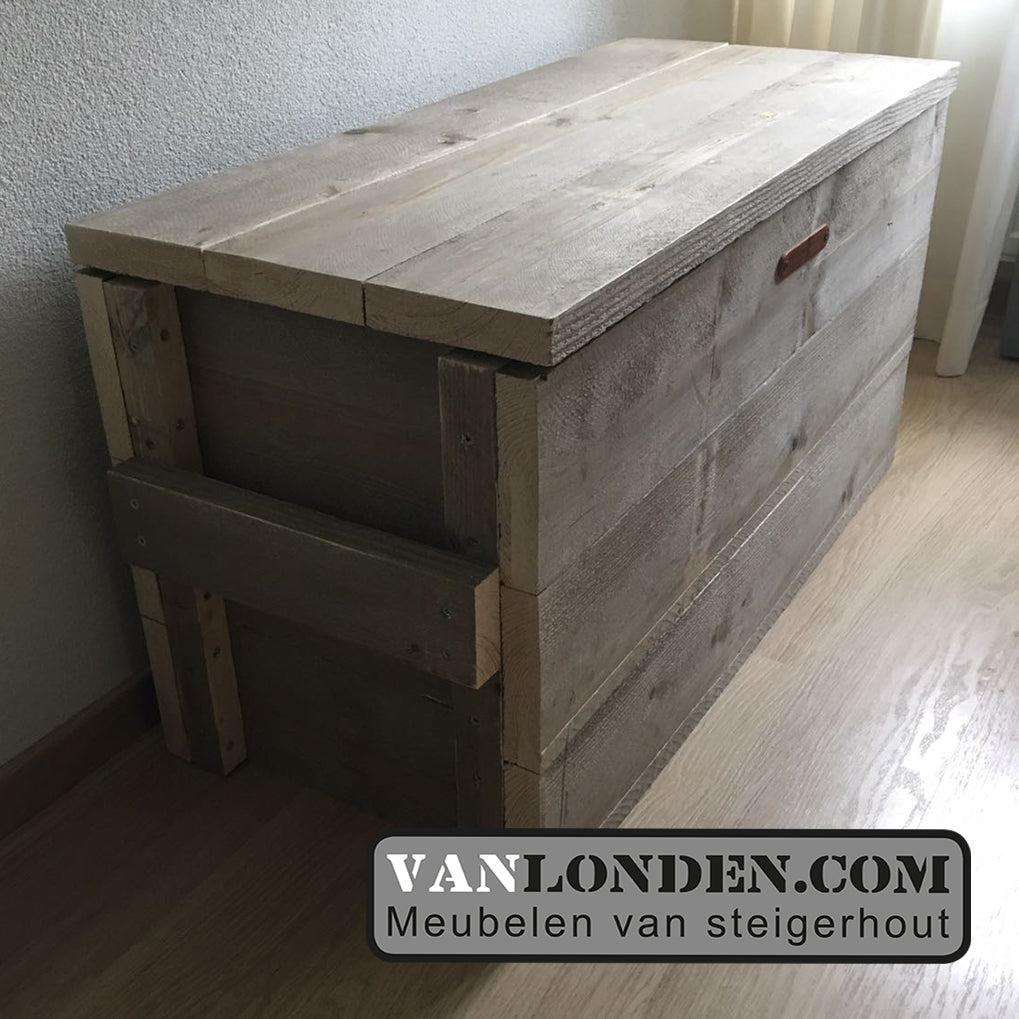 Steigerhouten kajuitbed Robin
