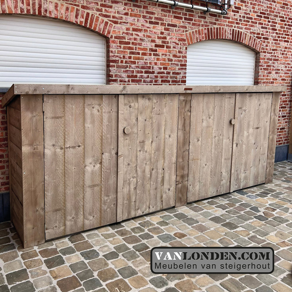 Steigerhouten kussenkast Mink