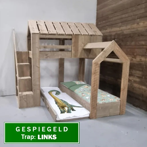 Steigerhouten hoogslaper Akim