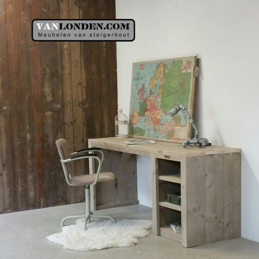 Steigerhouten bureau Jari