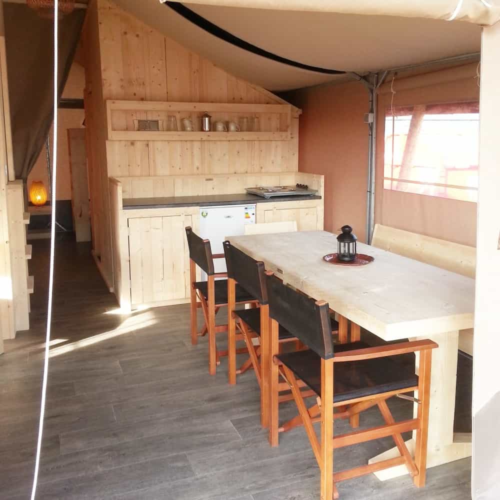 Steigerhouten eettafel Teije