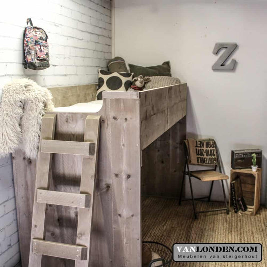 Steigerhouten hoogslaper Nikki