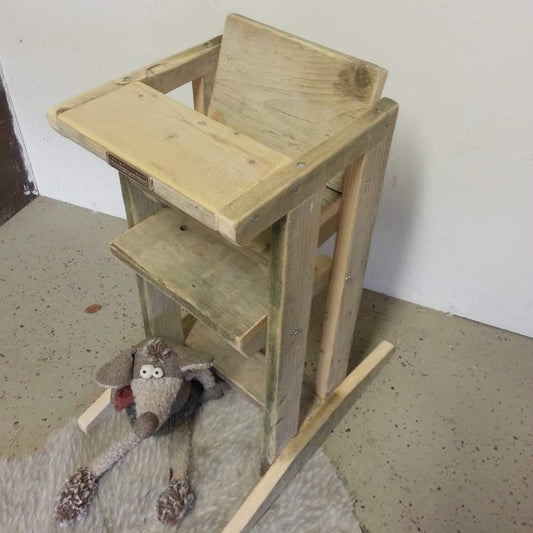 Steigerhouten kinderstoel Yfke
