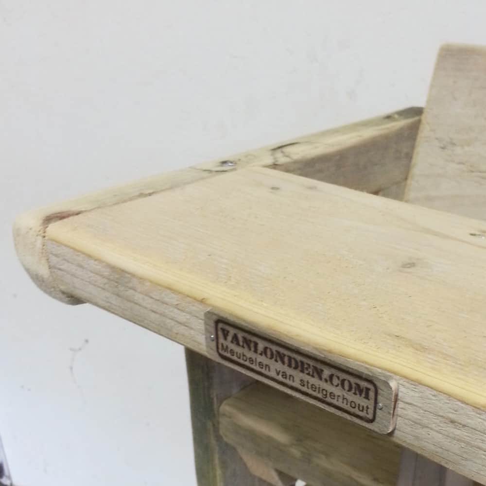 Steigerhouten kinderstoel Yfke