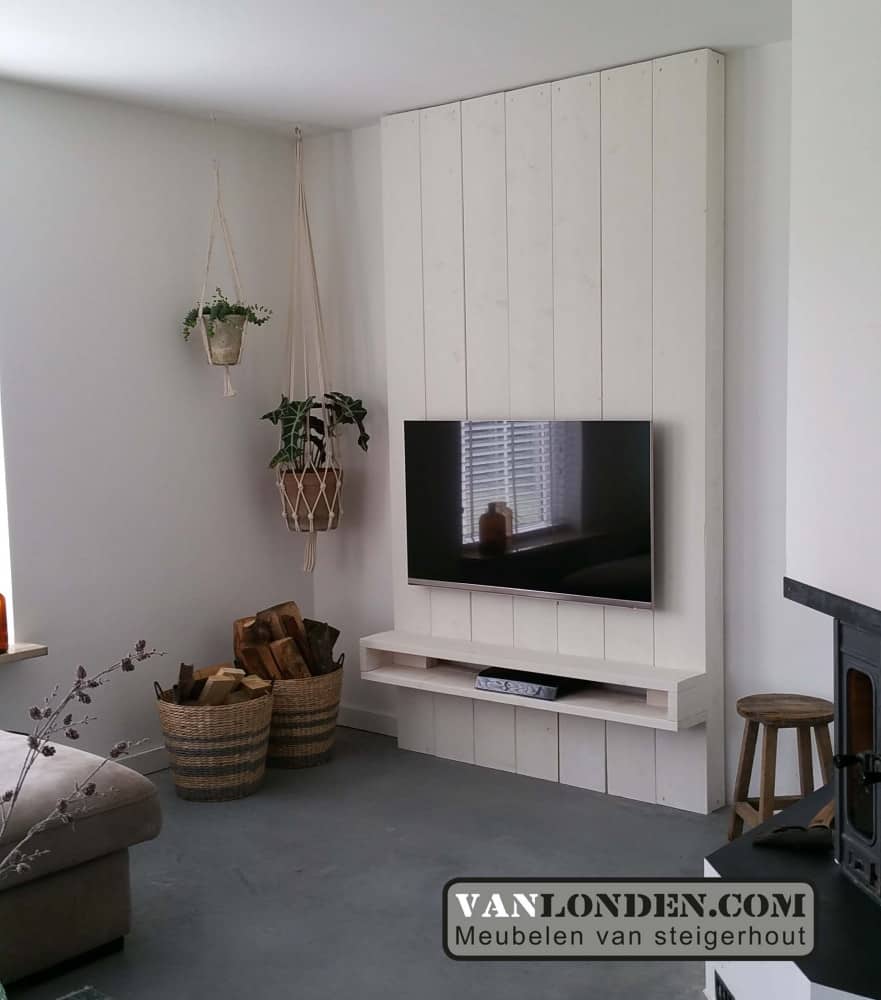 Steigerhouten tv-meubel Olaf