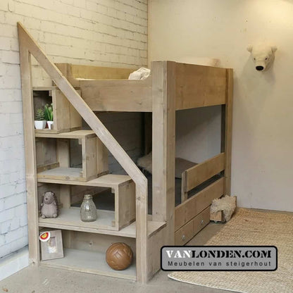 Steigerhouten hoogslaper Guusje