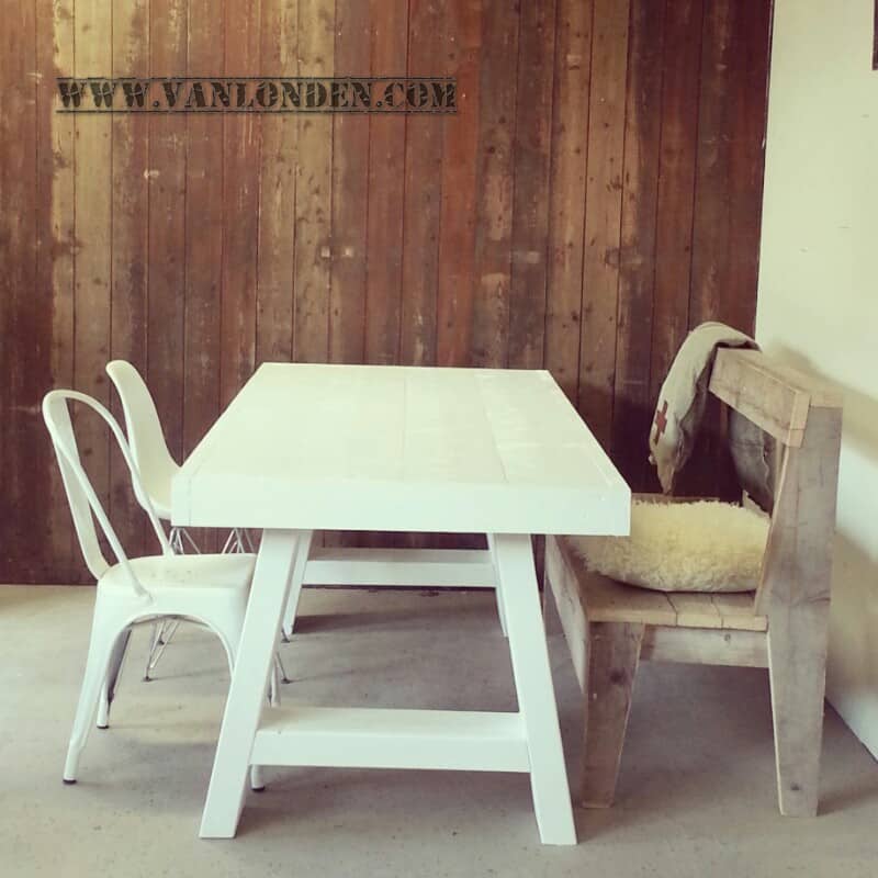 Steigerhouten tafel Dylan