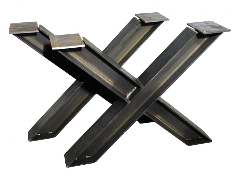Tafel onderstel stalen kruis H balk Nathan