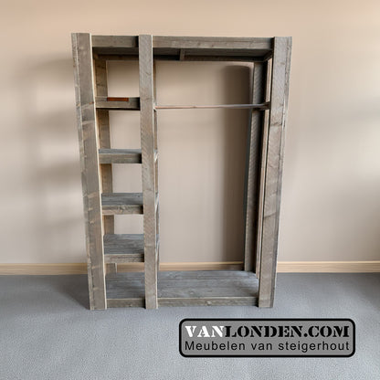 Open kast van steigerhout Elian