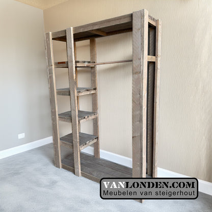 Open kast van steigerhout Elian