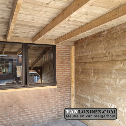 Steigerhout overkapping Ivan
