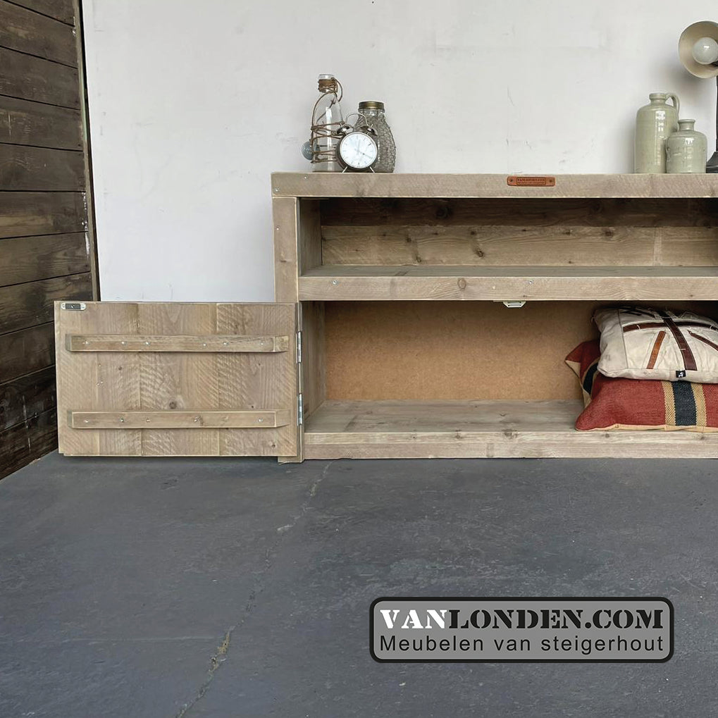 Steigerhouten TV-meubel Anton