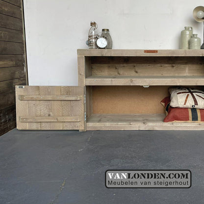 Steigerhouten TV-meubel Anton