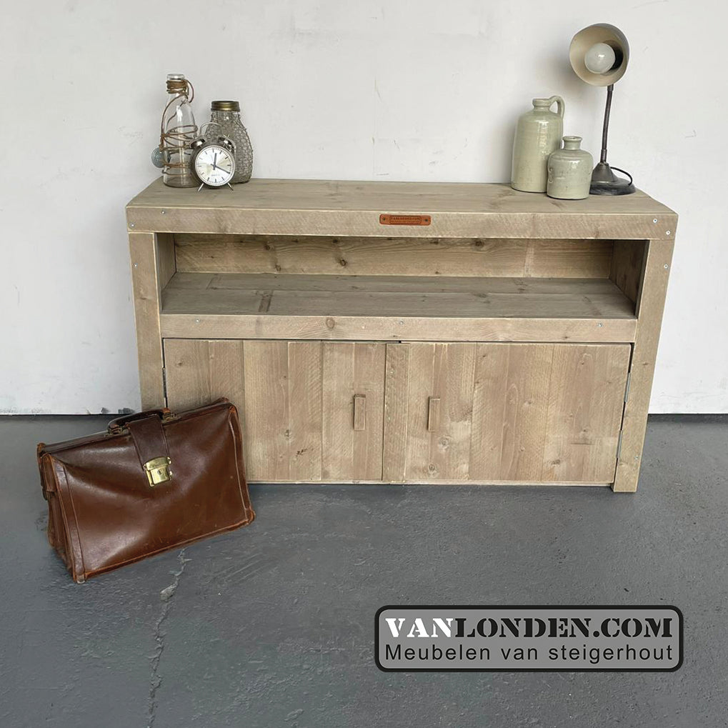 Steigerhouten TV-meubel Anton