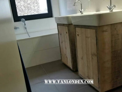 Steigerhouten badkamermeubel Roos