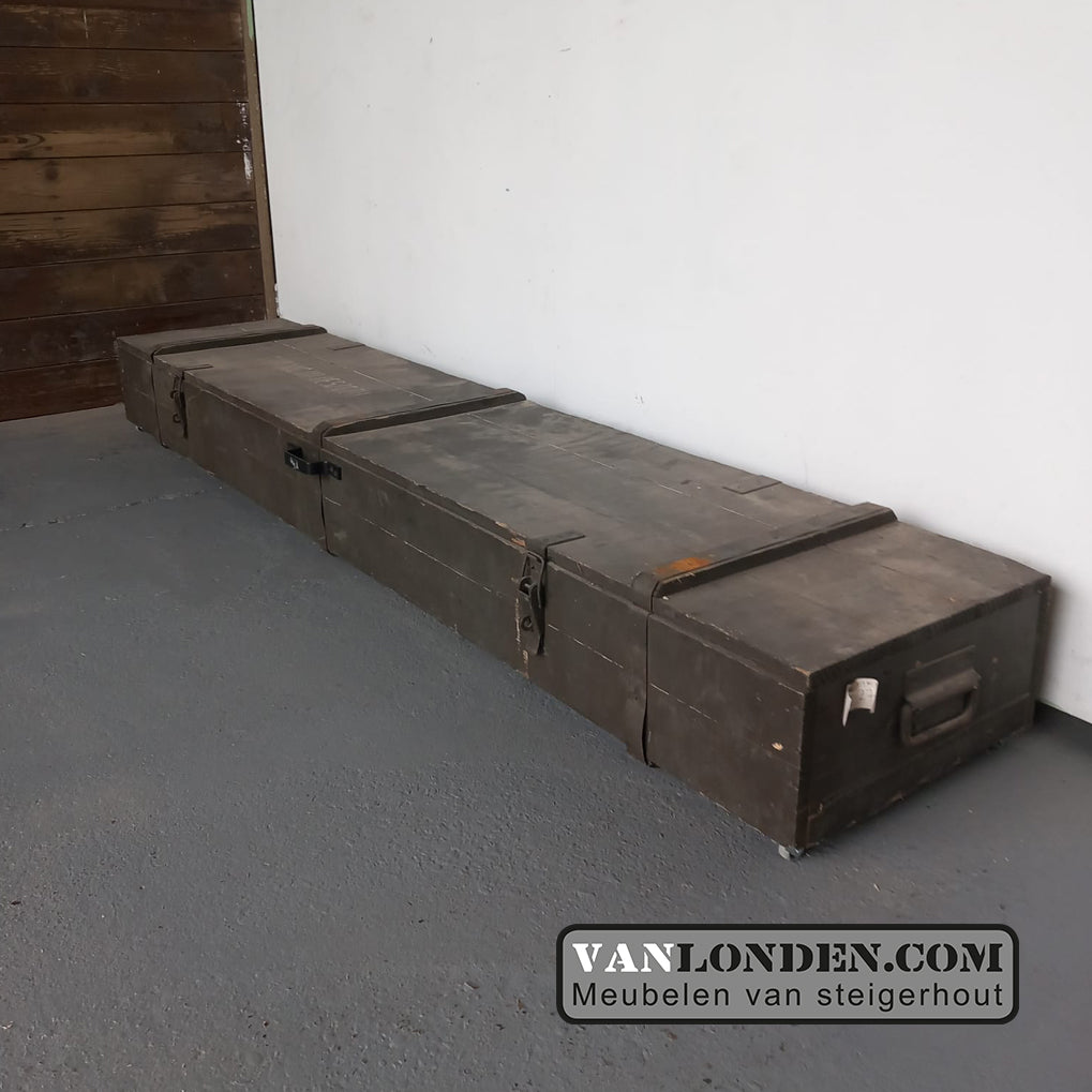 Steigerhouten legerbed Henry