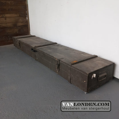 Steigerhouten legerbed Henry