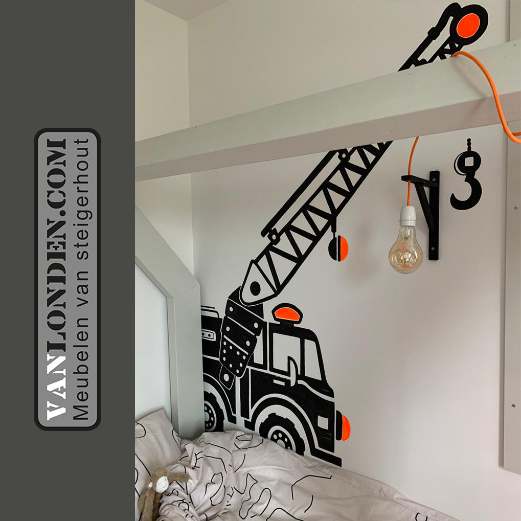 Steigerhouten bed muis