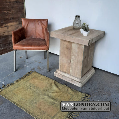 Steigerhouten bijzet tafel Ciska