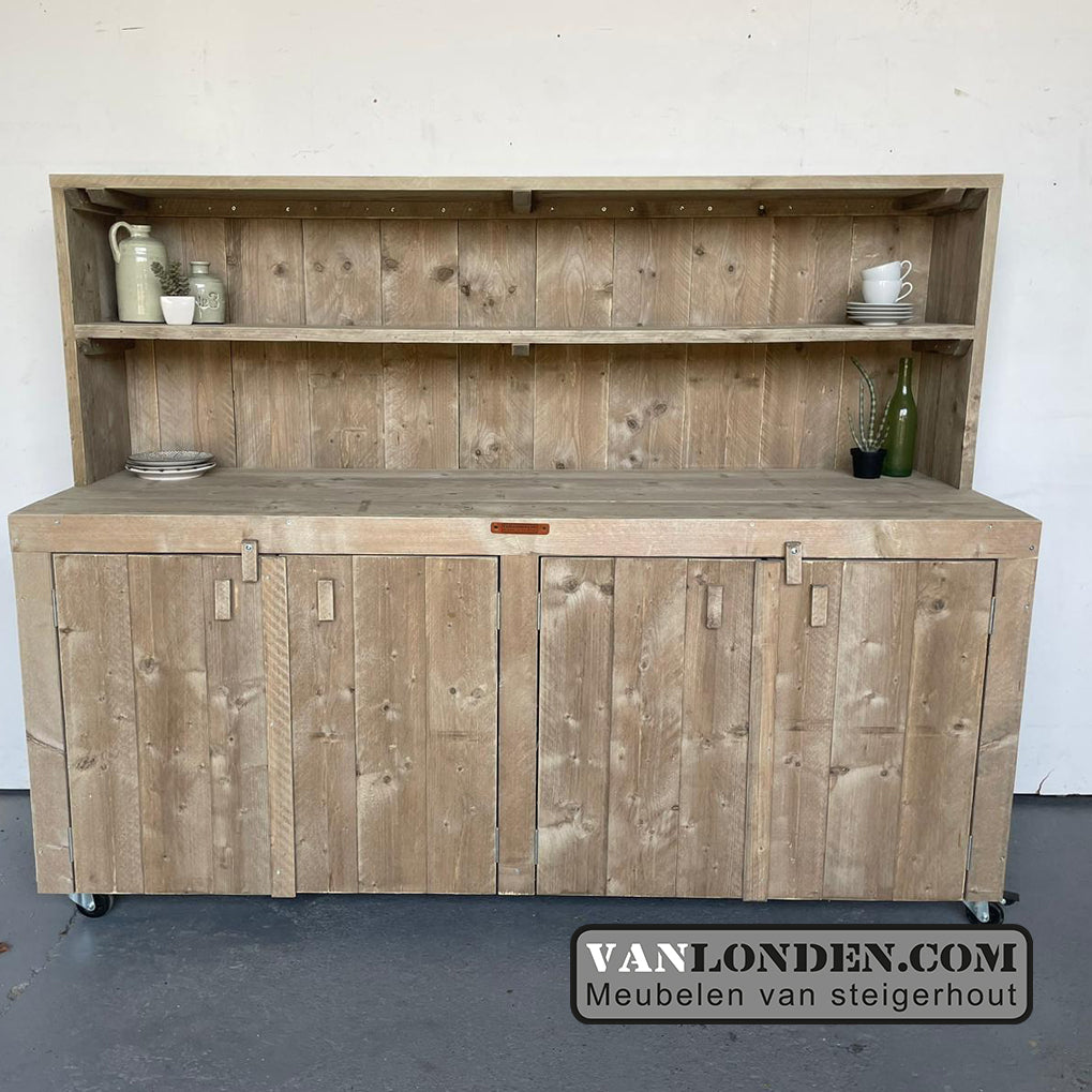 Steigerhouten buffetkast Hannie