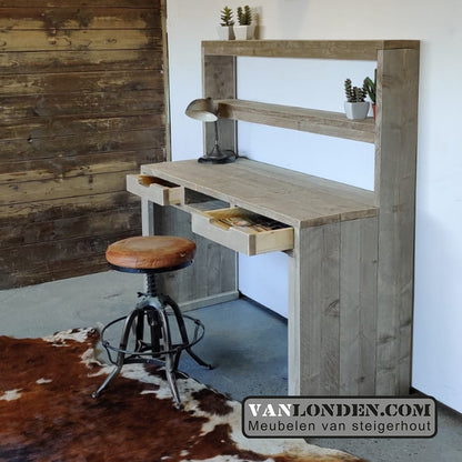 Steigerhouten bureau Archie