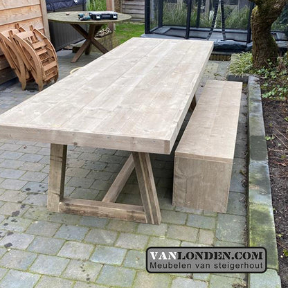 Steigerhouten eettafel Jellie