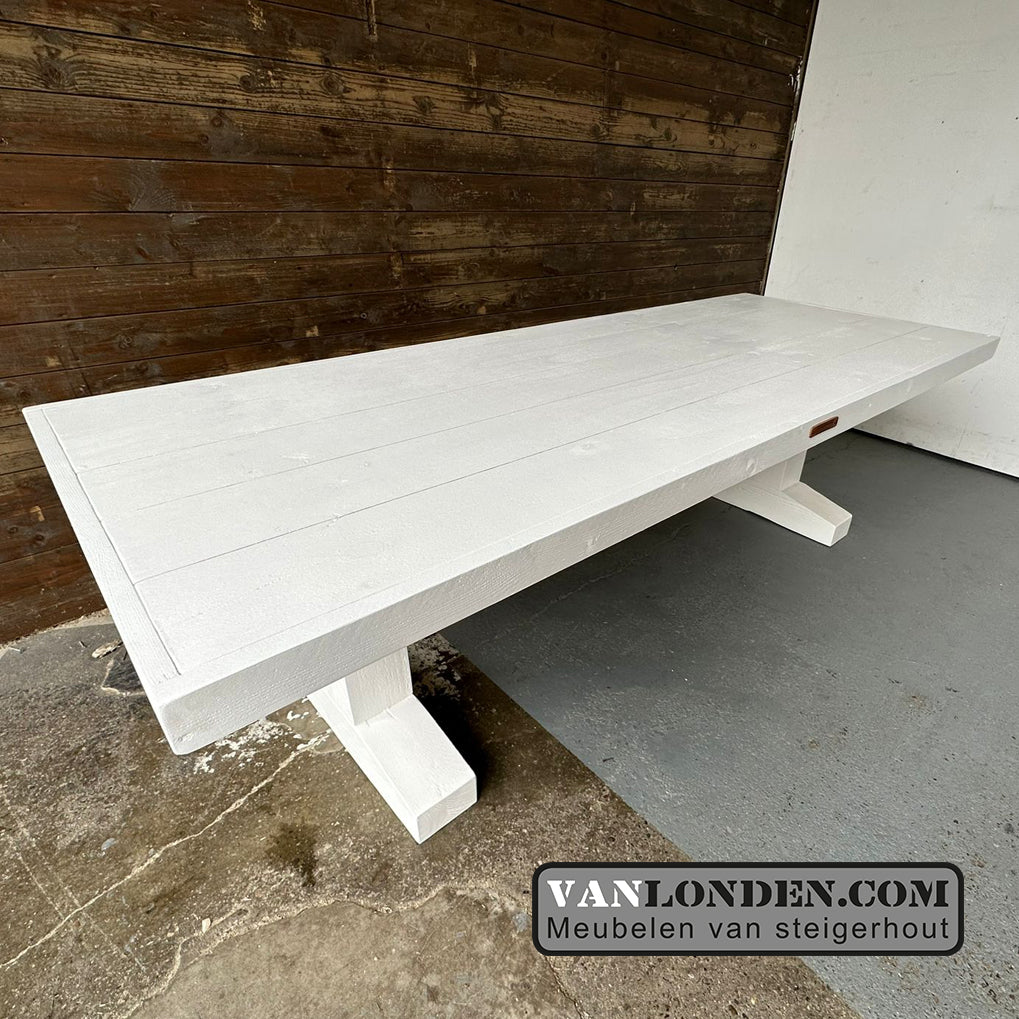 Steigerhouten eettafel Jitte