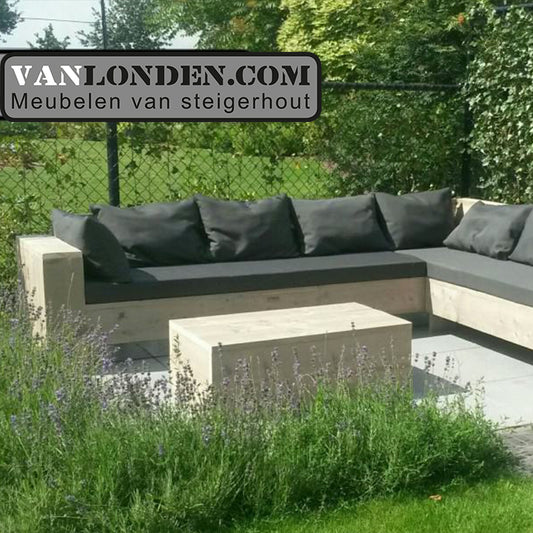 Steigerhouten hoekbank Fedde