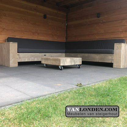 Steigerhouten hoekbank Fedde