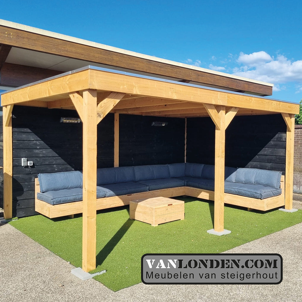Pallet hoekbank Gina