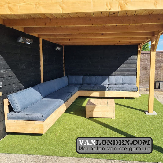 Pallet hoekbank Gina