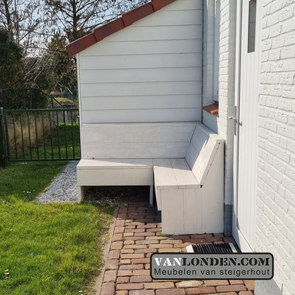 Steigerhouten hoekbank Nante