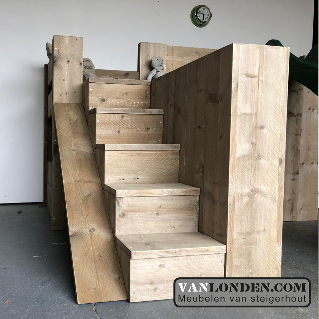 Steigerhouten hoogslaper Jelle