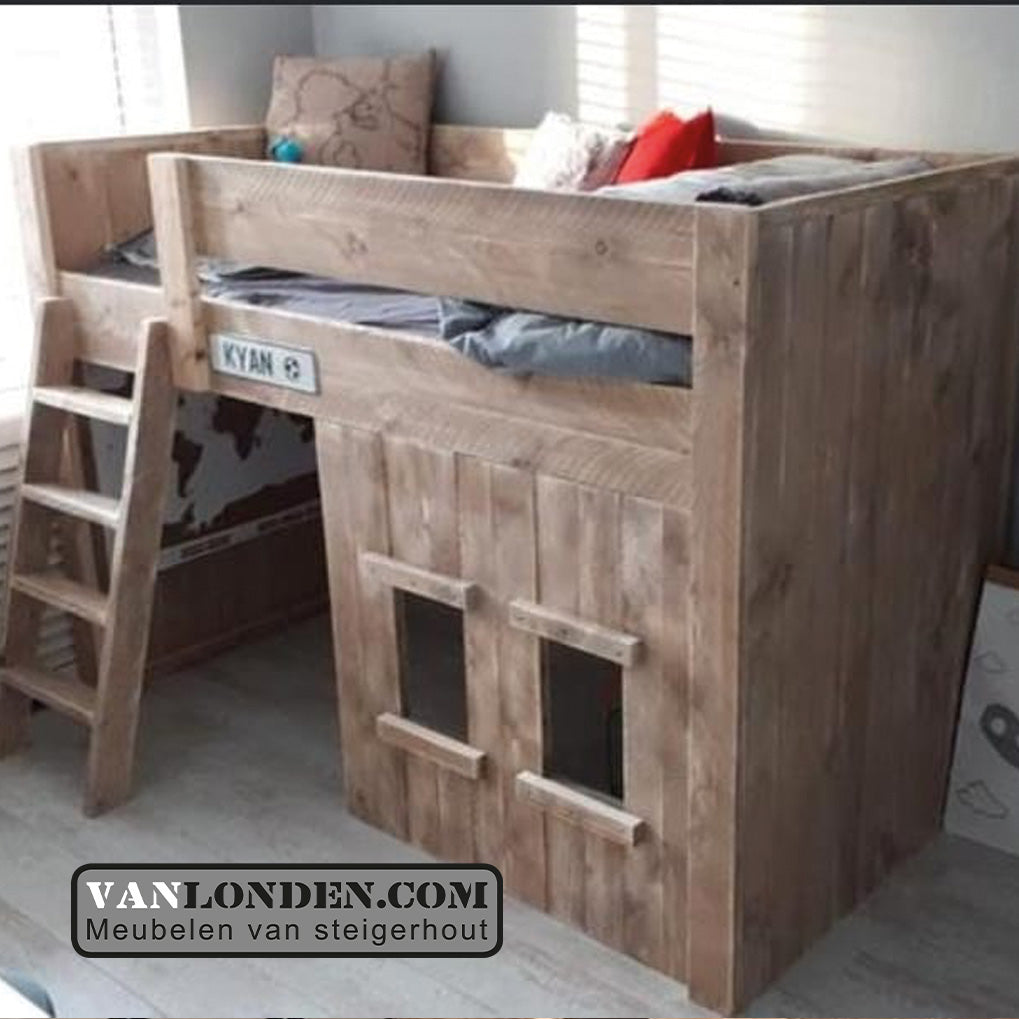 Steigerhouten hoogslaper Jorg