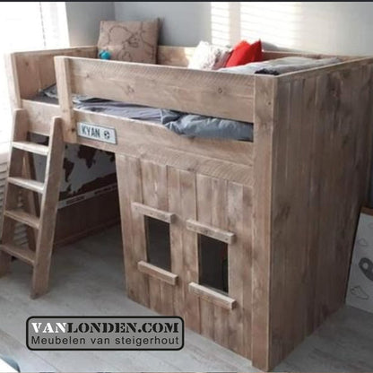 Steigerhouten hoogslaper Jorg