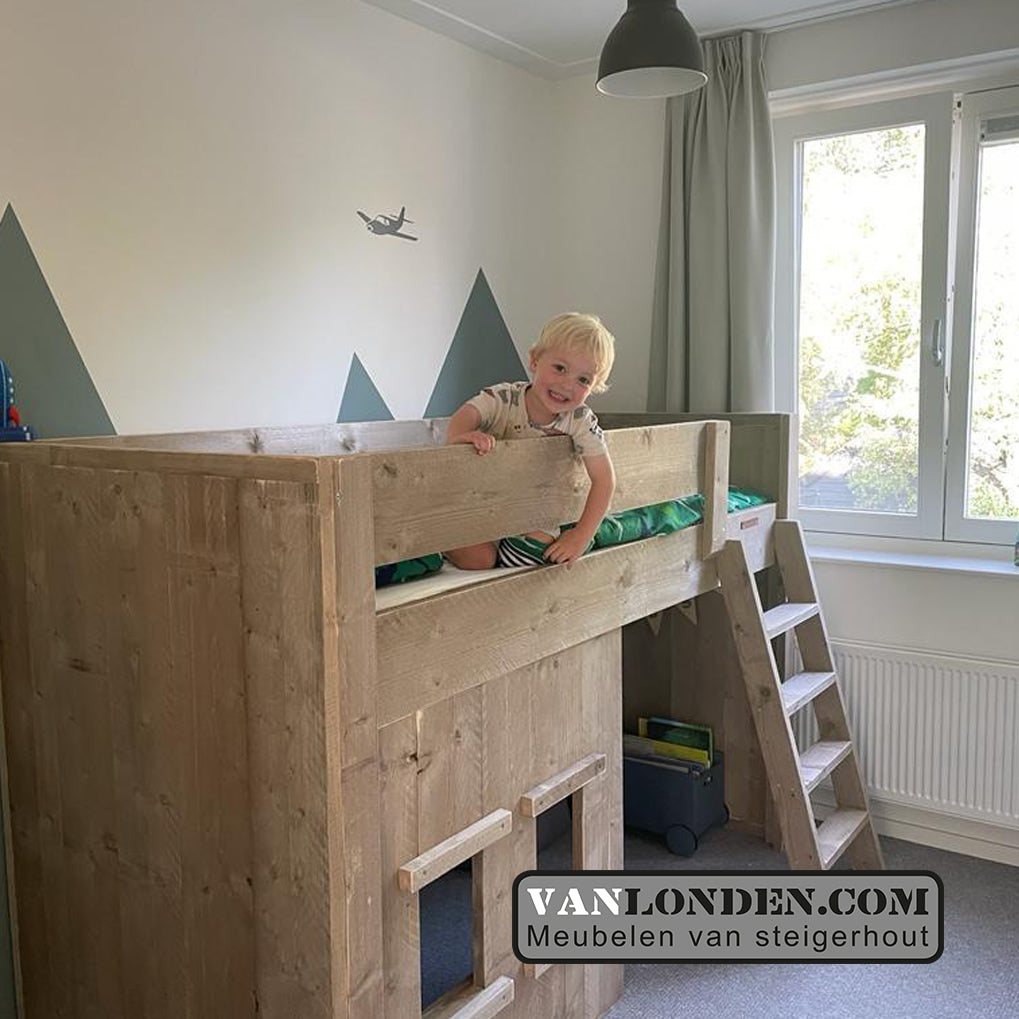 Steigerhouten hoogslaper Jorg