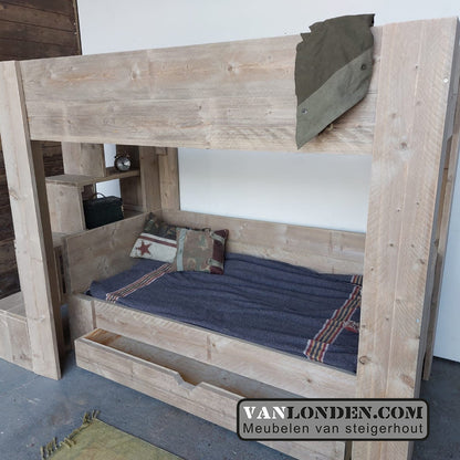 Steigerhouten hoogslaper Julot