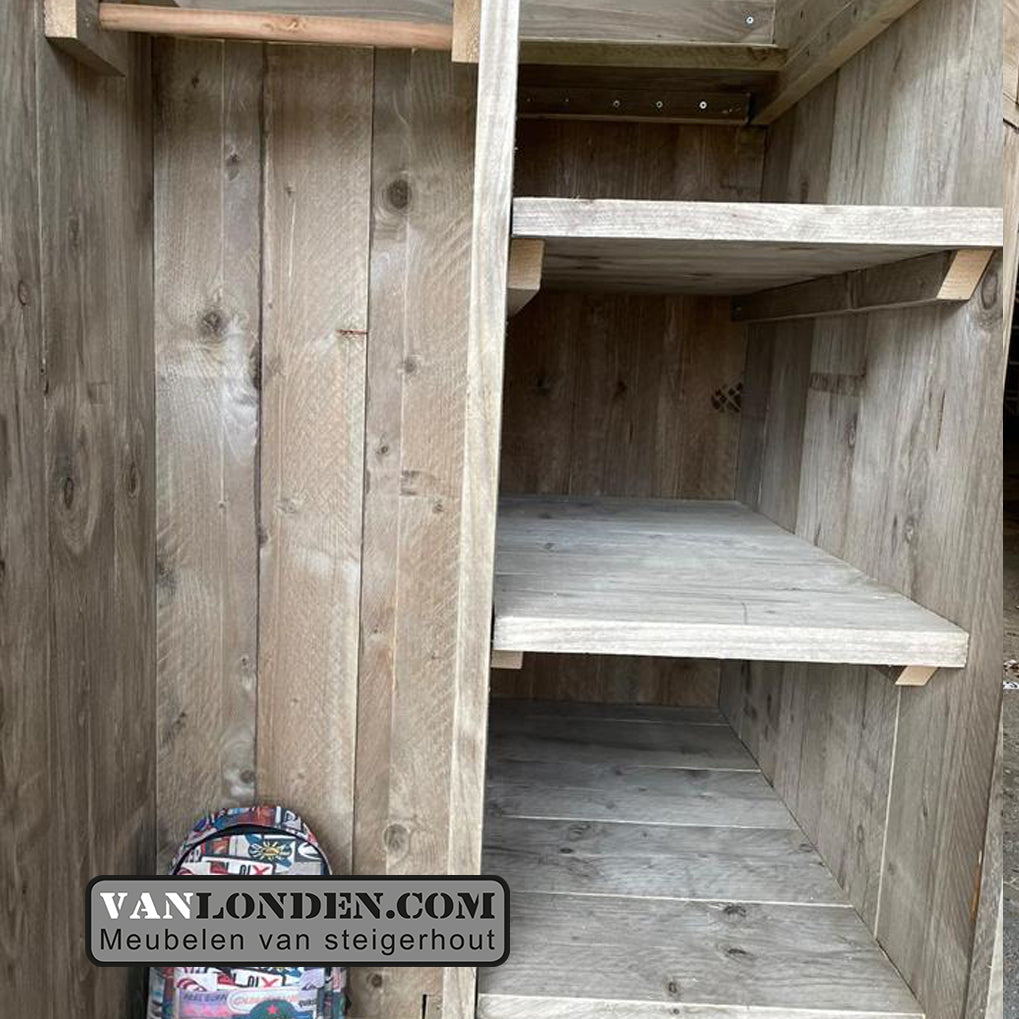 Steigerhouten hoogslaper Lize