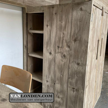 Steigerhouten hoogslaper Lize