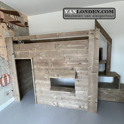 Steigerhouten hoogslaper Melis