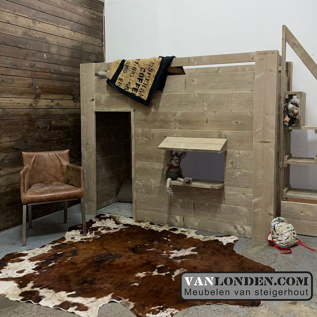 Steigerhouten hoogslaper Melis