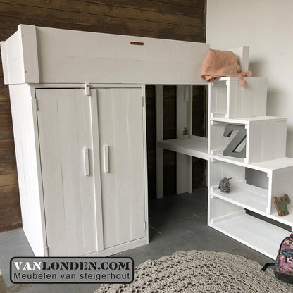 Steigerhouten hoogslaper Nielson