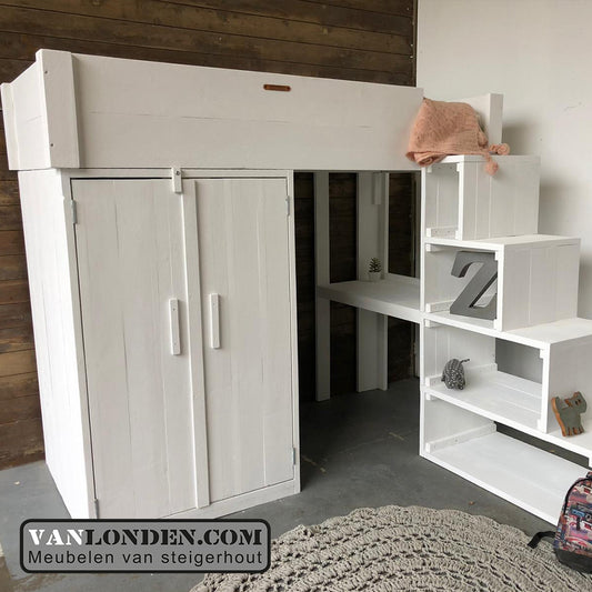 Steigerhouten hoogslaper Nielson