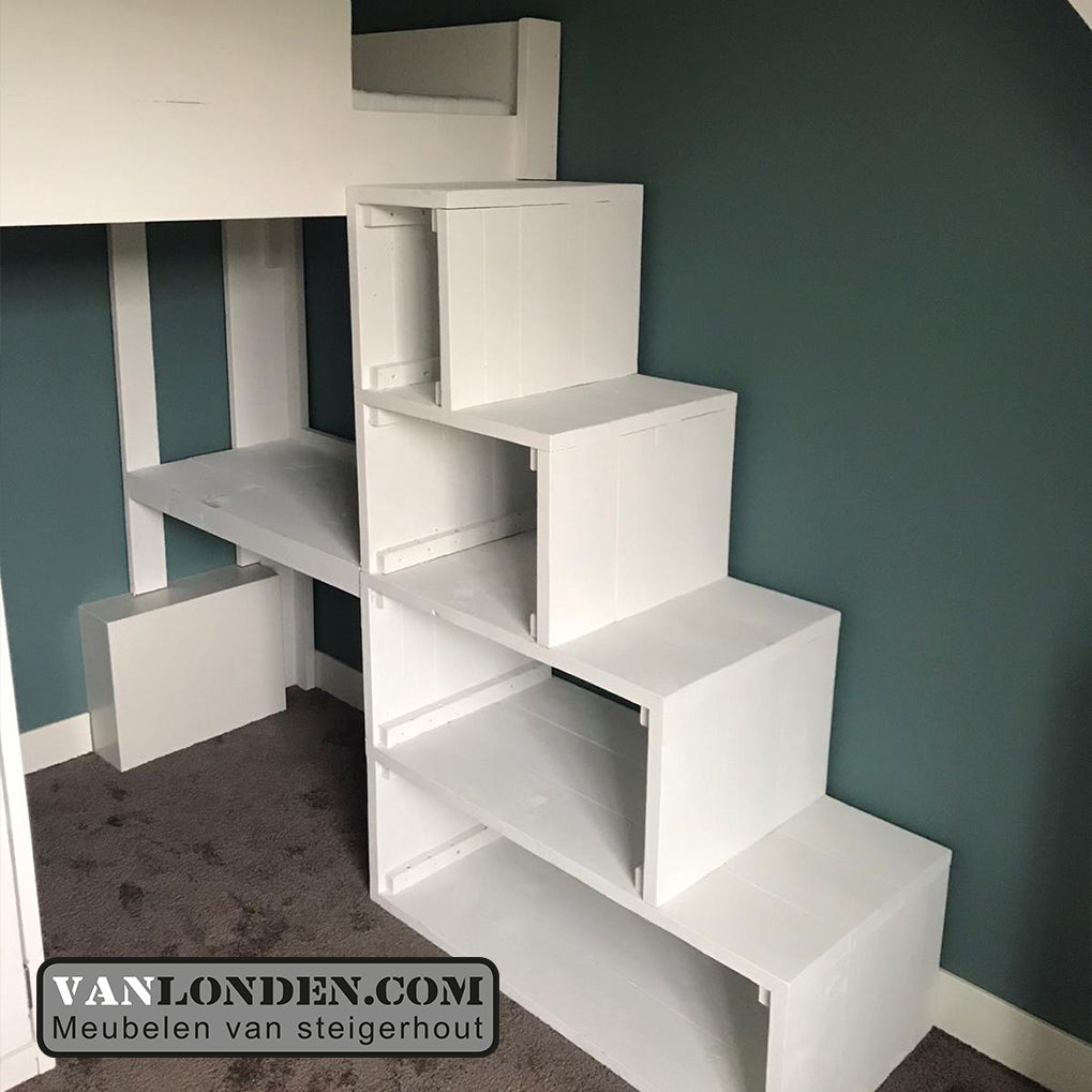 Steigerhouten hoogslaper Nielson