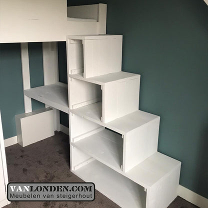 Steigerhouten hoogslaper Nielson