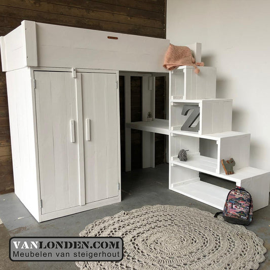 Steigerhouten hoogslaper Nielson