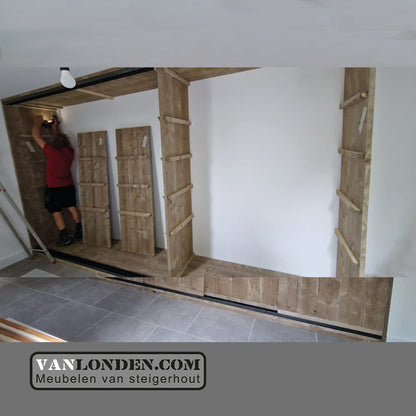 Steigerhouten kastenwand Gerda