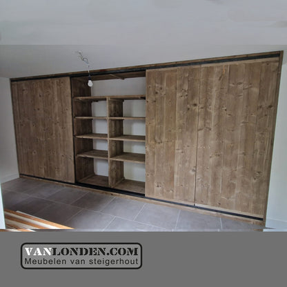 Steigerhouten kastenwand Gerda